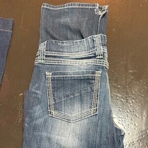 BKE Women's Boot Cut Jeans in Dark Blue